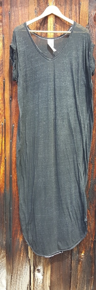 Free People black maxi dress